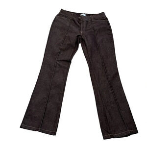 Vintage 2001 Y2K Old Navy Chocolate Brown Denim Pants 10